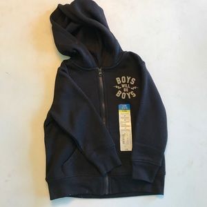 2T boy's hooded sweatshirt
